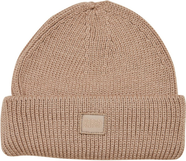 Urban Classics Mütze Knitted Wool Beanie Unionbeige