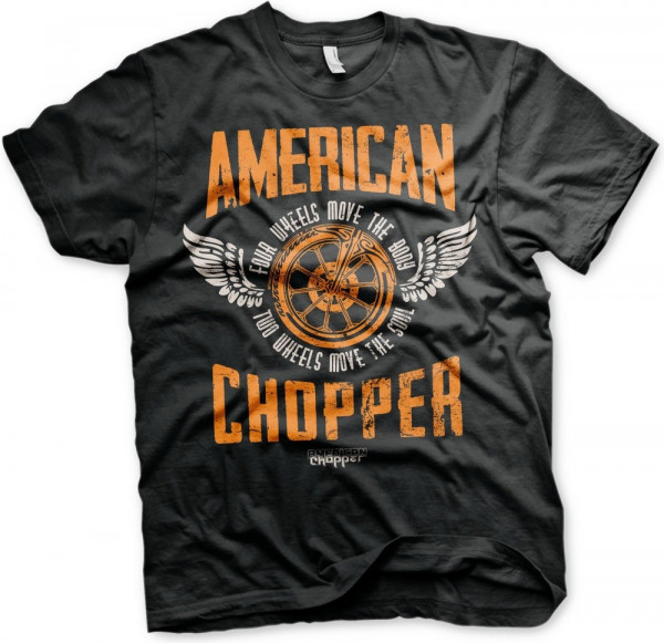 American Chopper Two Wheels T-Shirt Black
