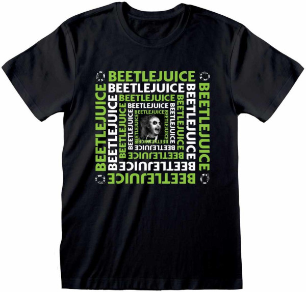 Beetlejuice - Repeated Names (Unisex) T-Shirt Black
