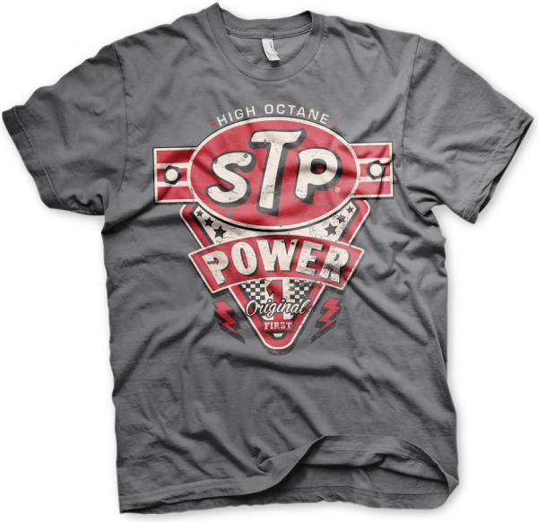 STP Power T-Shirt Dark-Grey