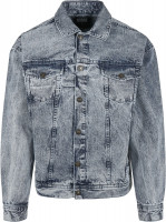 Urban Classics Jacke Oversized Denim Jacket Light Skyblue Acid Washed