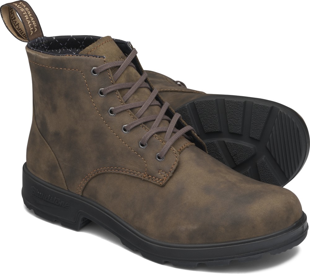Blundstone Stiefel Boots #1930 Rustic Braun Leather (Lace-Up) - Herren / Unisex
