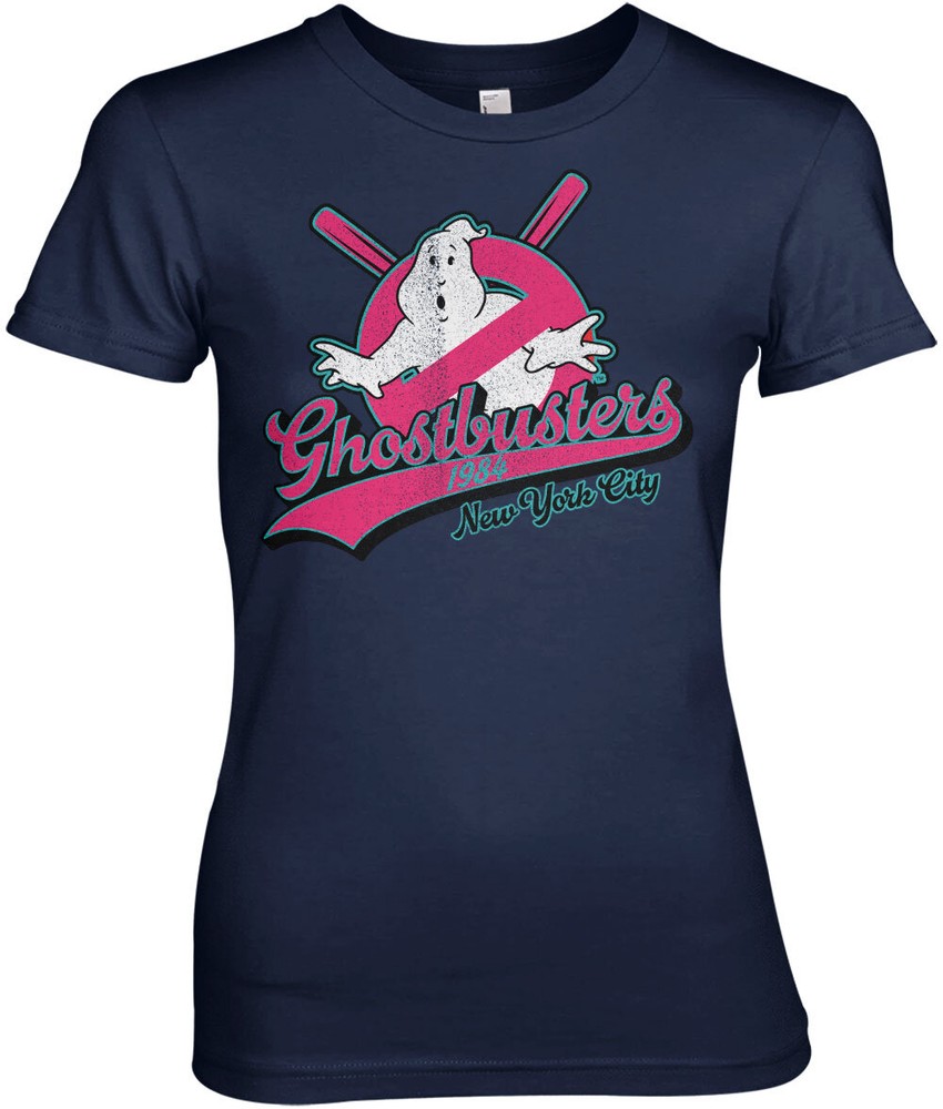 Ghostbusters New York City Girly Tee Damen T-Shirt Blau - Damen