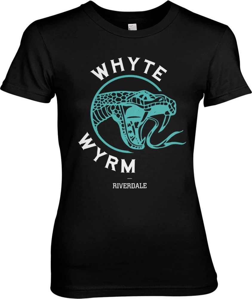 Riverdale Whyte Wyrm Girly Tee Damen T-Shirt Schwarz - Damen
