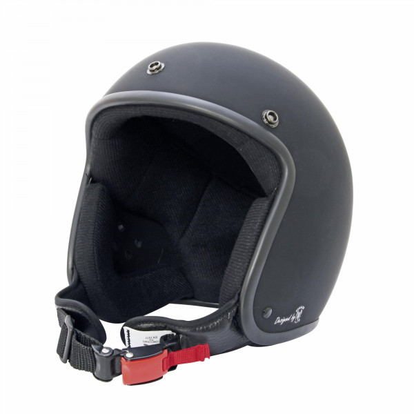 Bores Helm Bogo 3 Jethelm mit Textil Innenfutter matt Black