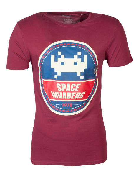 Space Invaders - Round Invader Men's T-shirt Red