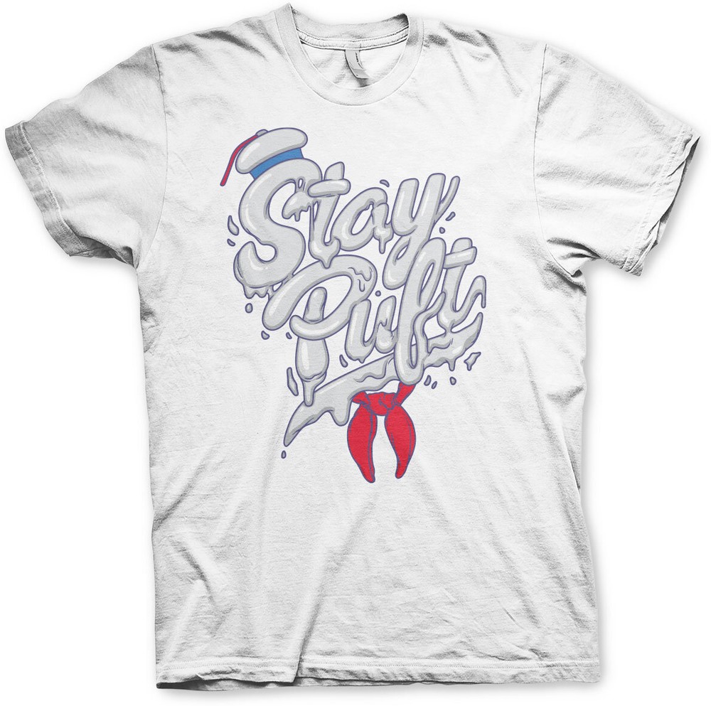 Ghostbusters Stay Puft T-Shirt Weiß - Herren / Unisex