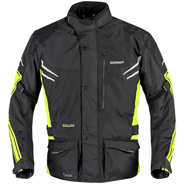 Germot Jacke Textiljacke Tyron Black/Yellow