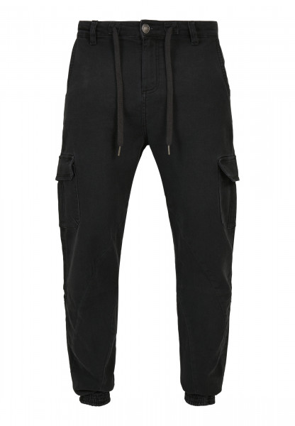 Urban Classics Knitted Cargo Jogging Pants black