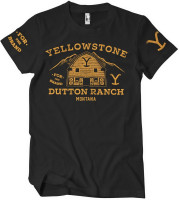 Yellowstone Barn T-Shirt Black Yellowstone Barn T-Shirt Black