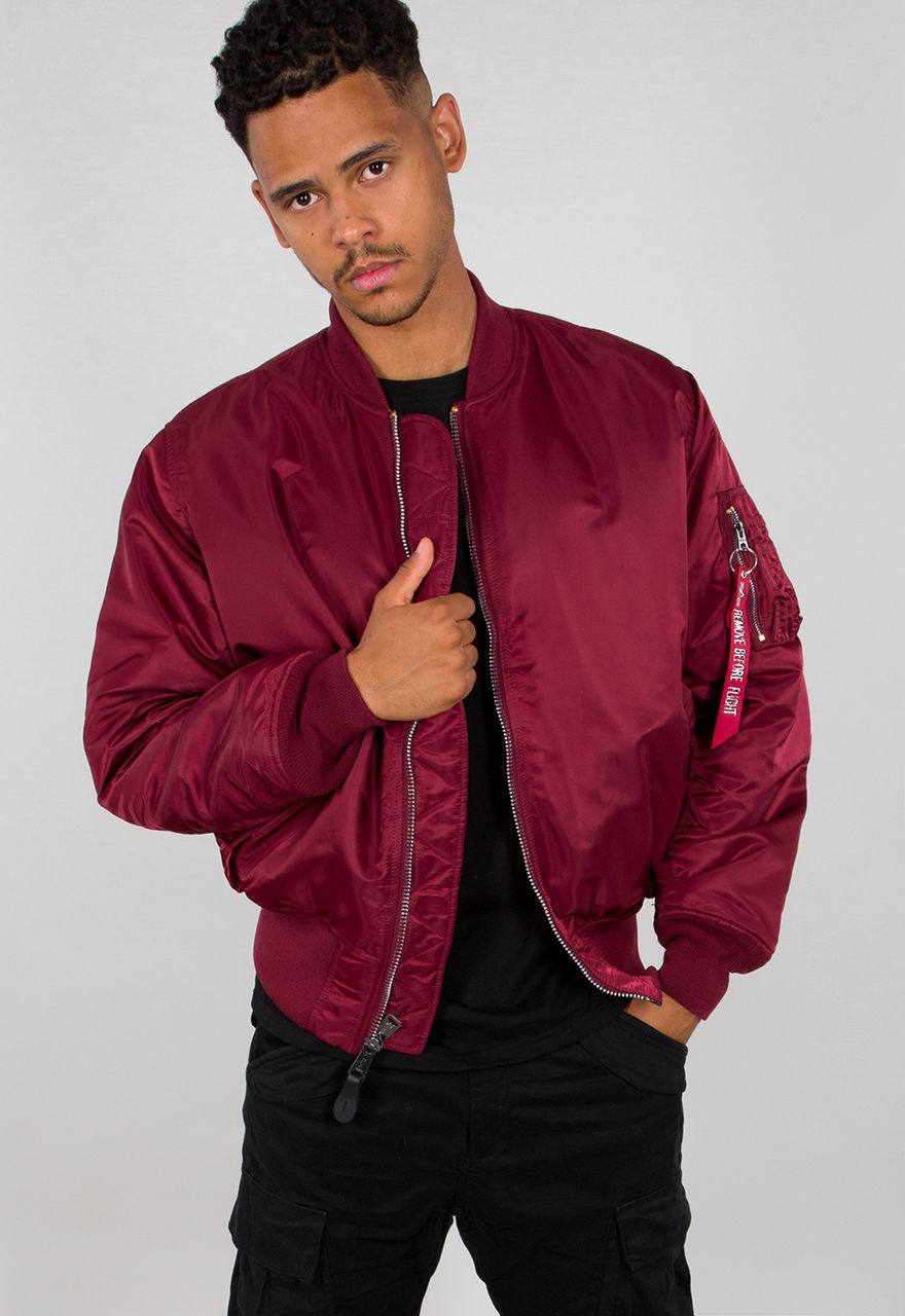 Alpha Industries MA-1 Jacke Burgundy | Jackets | Men | Lifestyle