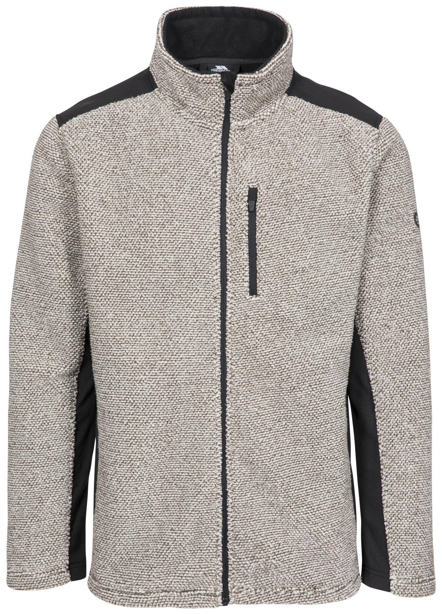 Trespass Fleecejacke/Fleecepullover Faratino - Male Fleece At300 Truffel Stripe - Herren / Unisex