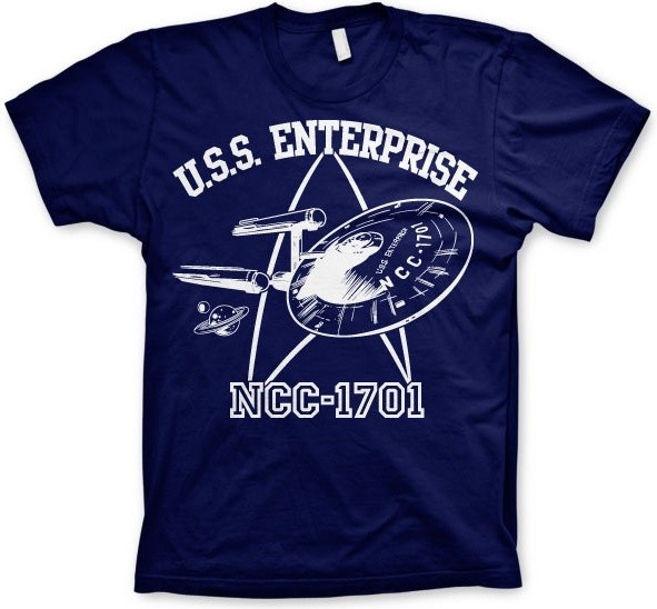 Star Trek U.S.S. Enterprise T-Shirt Navy