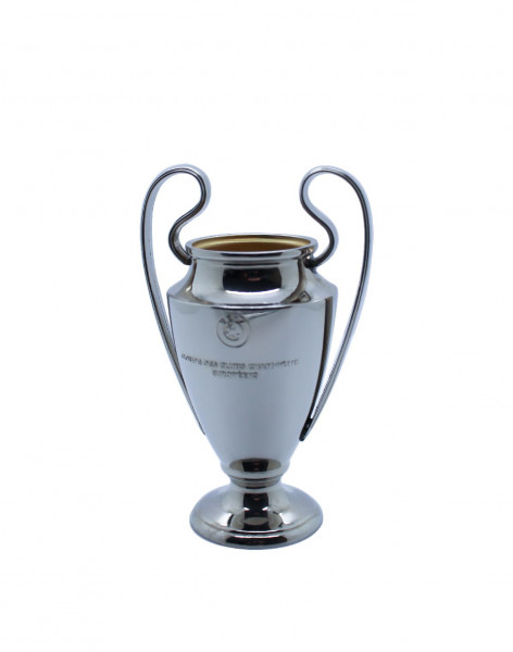 UEFA Champions League CL 100mm Pokalreplika - freistehend Fussball Nationen Silver