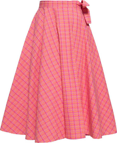 Queen Kerosin Damen Wickelrock Karo QKU47035