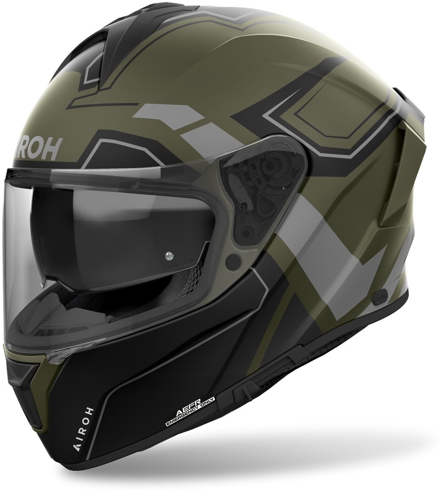 Airoh Integralhelm Helmet Spark 2 Dart Military Grün Matt 57-25035 - Herren / Unisex