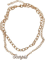 Urban Classics Diamond Zodiac Golden Necklace Scorpio