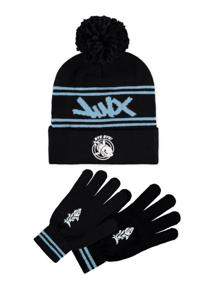 League of Legends - Men's Core Logo Giftset (Beanie & Knitted Gloves) Multicolor