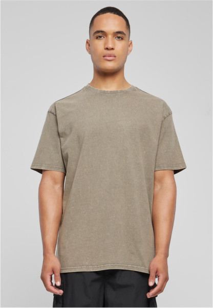 Merchcode T-Shirt Love Yourself First Acid Washed Heavy Oversize Tee