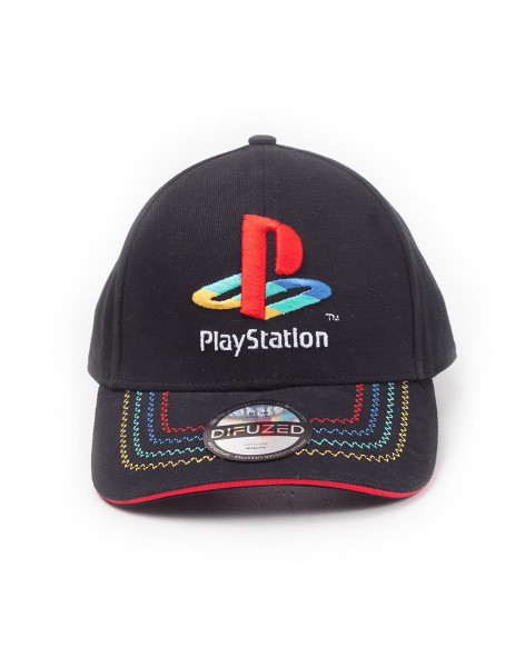 Playstation - Retro Logo Adjustable Cap Black