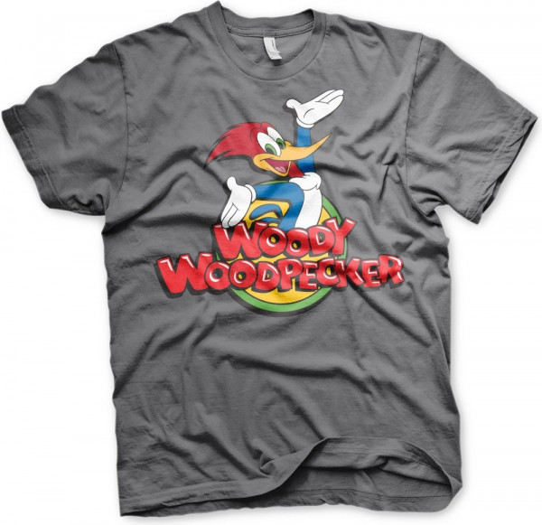 Woody Woodpecker Classic Logo T-Shirt Dark-Grey