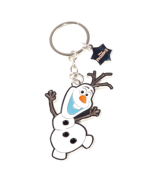 Disney - Frozen 2 Olaf Metal Keyring Black