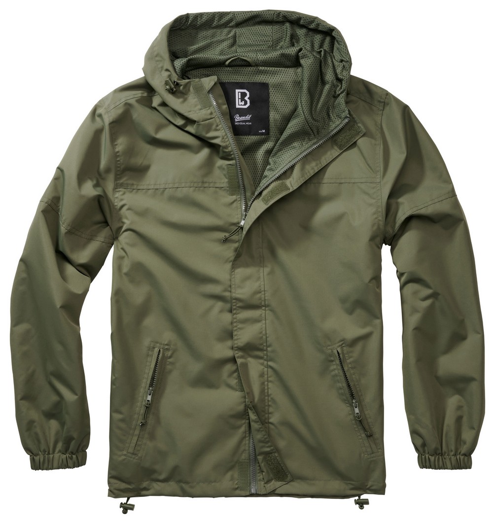 Brandit Herren Jacke Summer Windbreaker Frontzip Jacken Westen