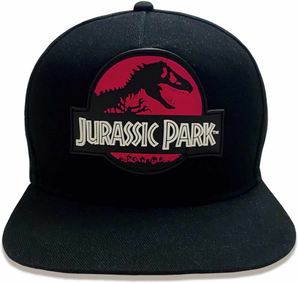 Jurassic Park - Red Logo (Snapback Cap) Cap Black