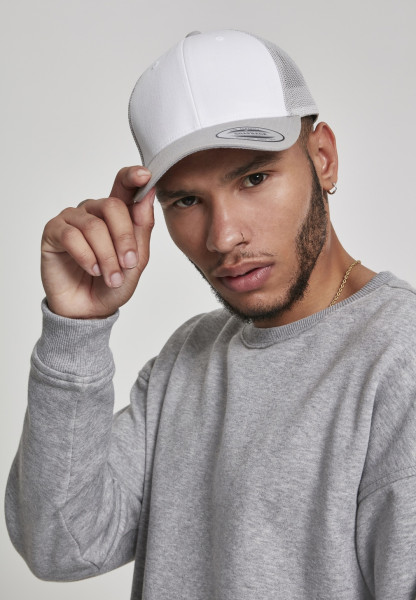 Flexfit Cap Retro Trucker Colored Front Silver/White/Silver