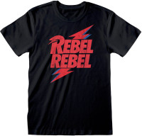 David Bowie - Rebel Rebel T-Shirt Black David Bowie - Rebel Rebel T-Shirt Black
