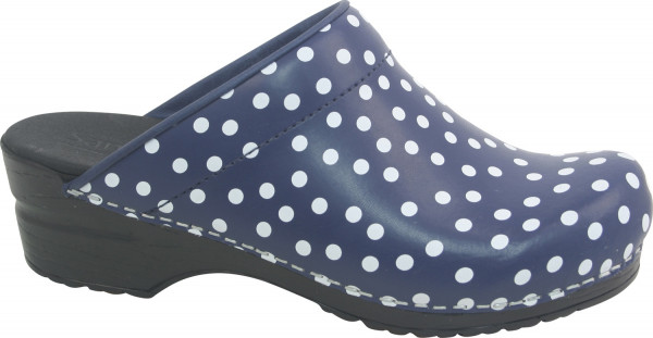 Sanita Damen Offener Clog Original-Fenja Open Blue