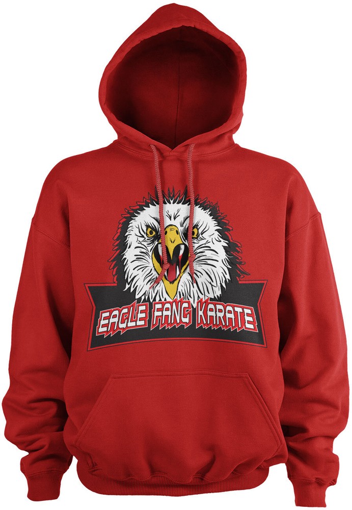 Cobra Kai Eagle Fang Karate Hoodie Rot - Herren / Unisex