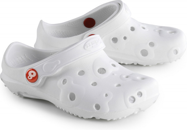 Schu'zz Schuzz Kinder Clog Badeschuhe Globule Bébé uni Blanc / Weiß