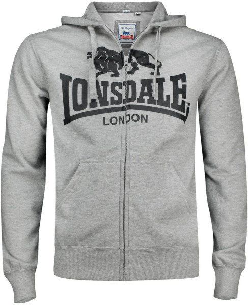 Lonsdale Krafty Kapuzensweatjacke mit Reißverschluss schmale Passform