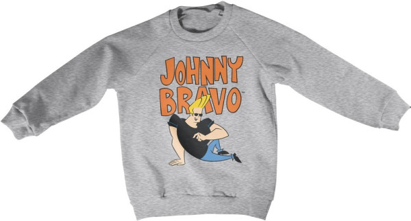 Johnny Bravo Kids Sweatshirt Sweatshirt Heathergrey