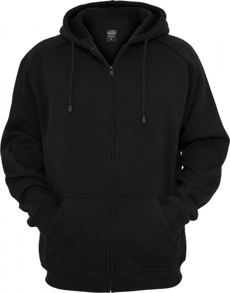 Urban Classics Kinder Hoodie Boys Zip Hoody Black