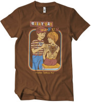 Steven Rhodes Home Tattoo Kit T-Shirt Brown Steven Rhodes Home Tattoo Kit T-Shirt Brown