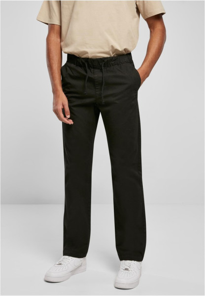 Urban Classics Hose Straight Slit Trouser Black