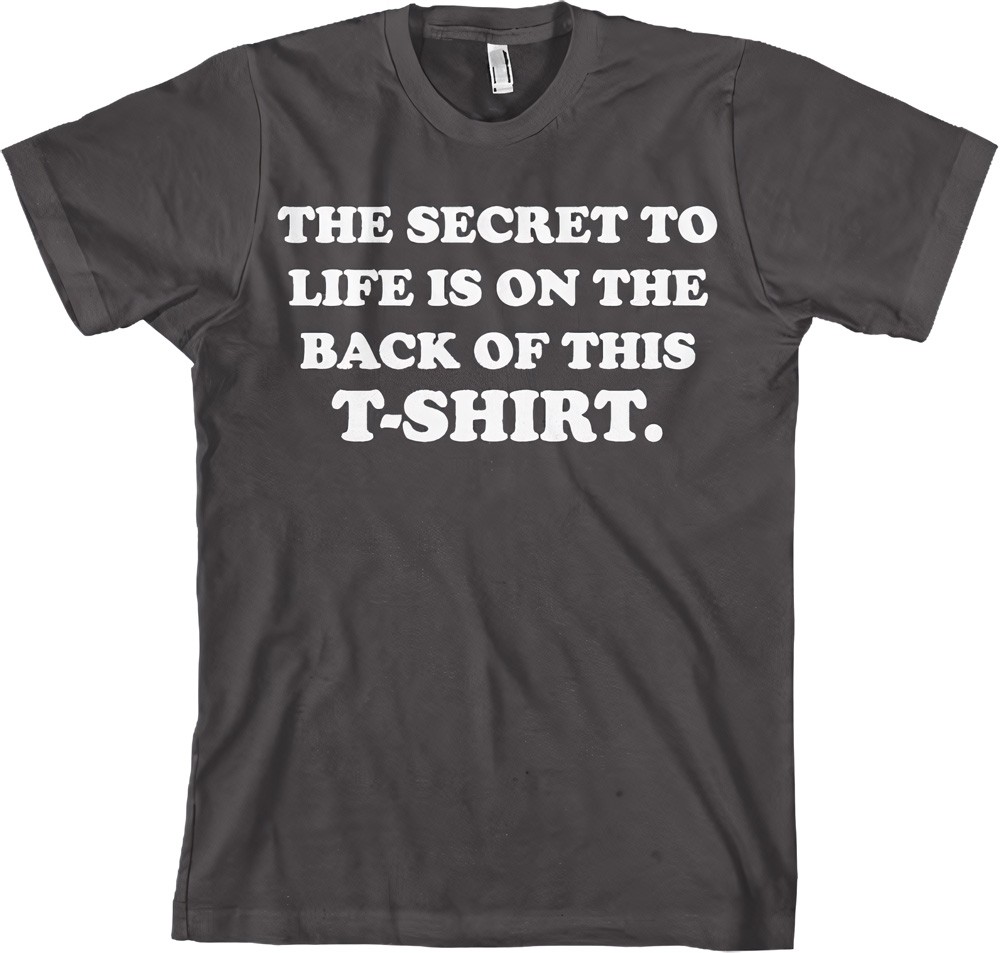 Hybris The Sercret To Life! Dark-Grau - Herren / Unisex