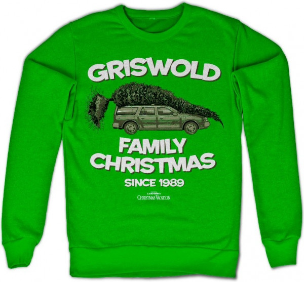 National Lampoon's Christmas Vacation Griswold Family Christmas Sweatshirt Green