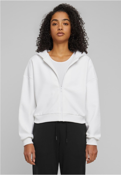 Urban Classics Damen Ladies Cozy Short Zip Hoody TB6864