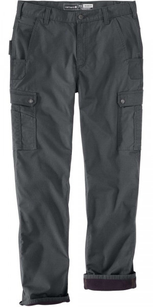 Carhartt Hose Ripstop Cargo Fleece Lined Work Pant Shadow