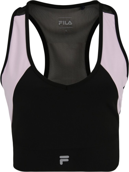 Fila Damen Brustier Revere Bra Black-Fair Orchid