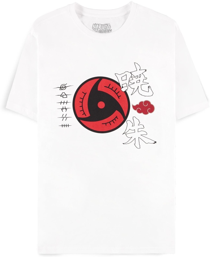 Naruto Shippuden - Akatsuki Symbols Men's Short Sleeved T-Shirt - Herren / Unisex