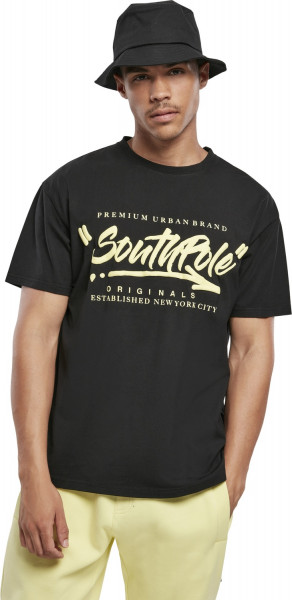 Southpole T-Shirt Short Sleeve Tee Black