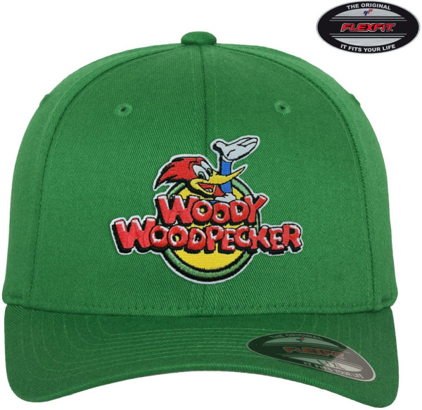 Woody Woodpecker Classic Logo Flexfit Cap Green