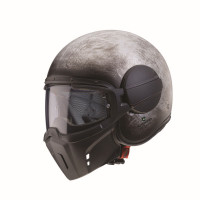 Caberg Motorrad Helm Jethelm Ghost Iron Gray