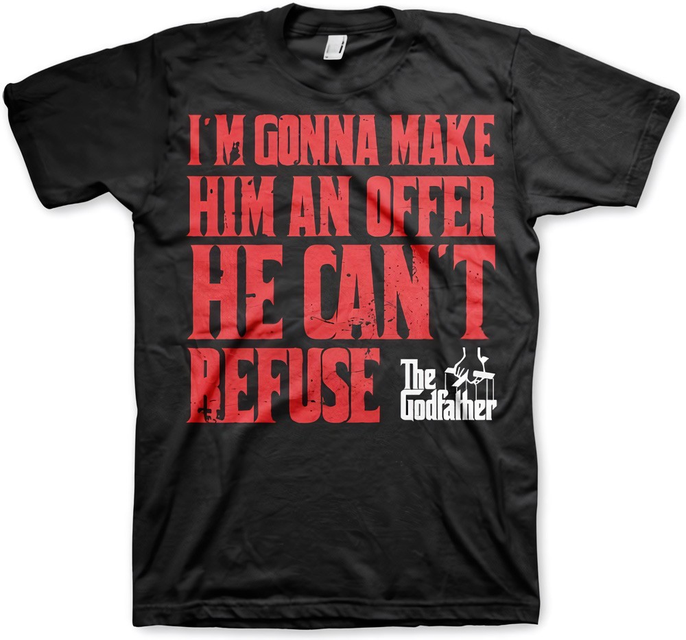 The Godfather I'm Gonna Make Him An Offer Schwarz - Herren / Unisex