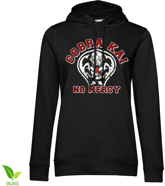 Cobra Kai No Mercy Girls Hoodie Damen Black