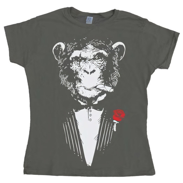 Hybris Damen Monkey Boss Girly T-Shirt SH-5-15200-H17-2